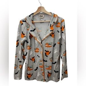 EUC Star Wars Munki Munki Halloween Baby Yoda Pajama shirt size small